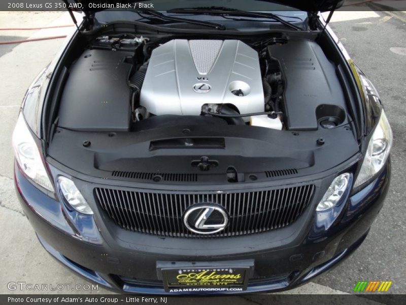 Obsidian Black / Black 2008 Lexus GS 350 AWD