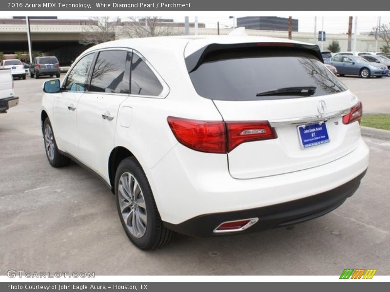 White Diamond Pearl / Parchment 2016 Acura MDX Technology