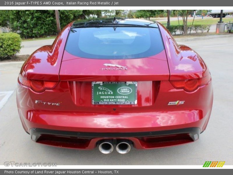 Italian Racing Red Metallic / Jet 2016 Jaguar F-TYPE S AWD Coupe