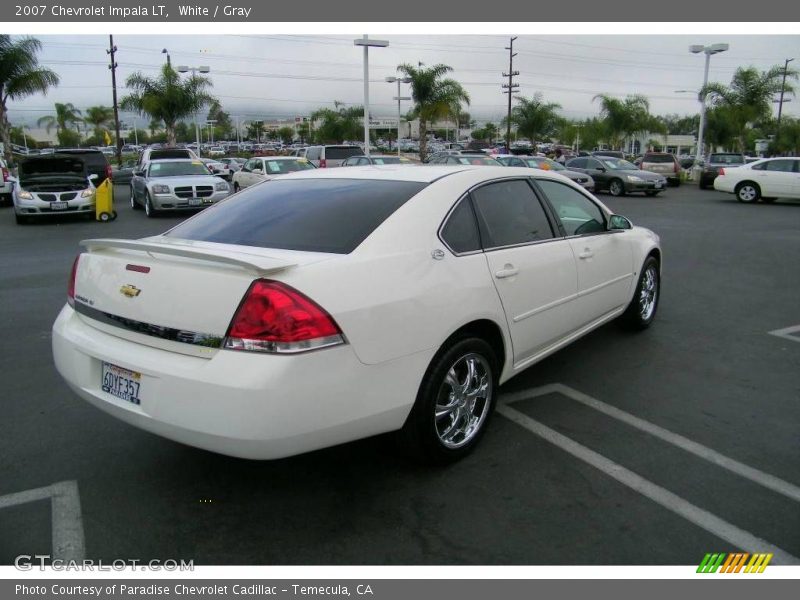 White / Gray 2007 Chevrolet Impala LT