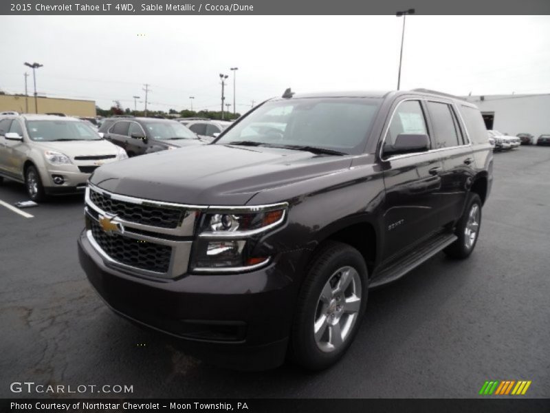 Sable Metallic / Cocoa/Dune 2015 Chevrolet Tahoe LT 4WD