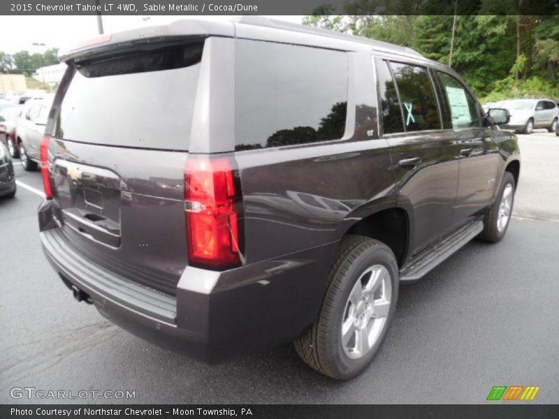 Sable Metallic / Cocoa/Dune 2015 Chevrolet Tahoe LT 4WD
