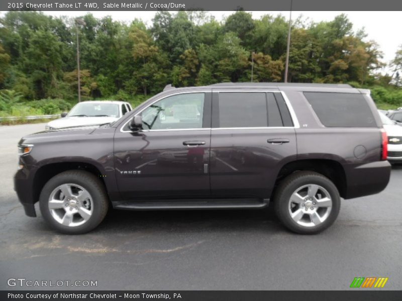 Sable Metallic / Cocoa/Dune 2015 Chevrolet Tahoe LT 4WD