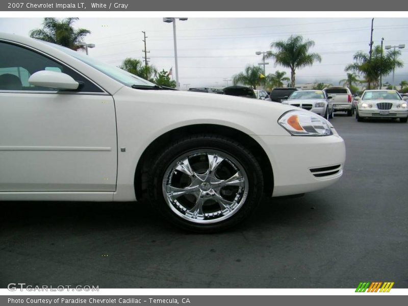 White / Gray 2007 Chevrolet Impala LT