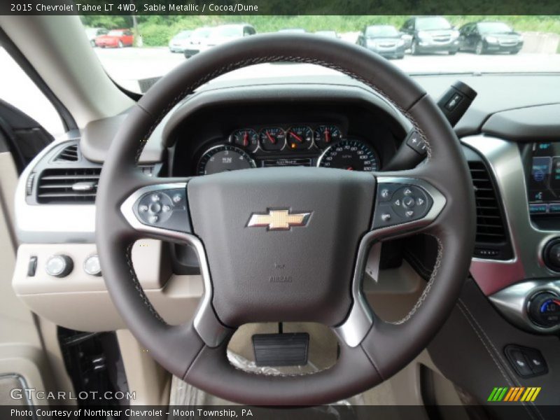 Sable Metallic / Cocoa/Dune 2015 Chevrolet Tahoe LT 4WD