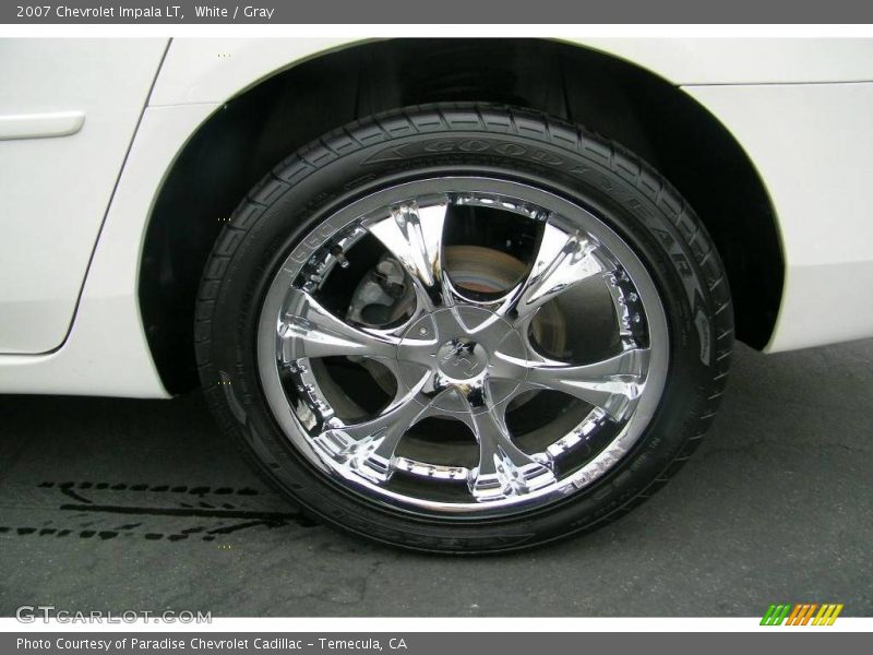White / Gray 2007 Chevrolet Impala LT