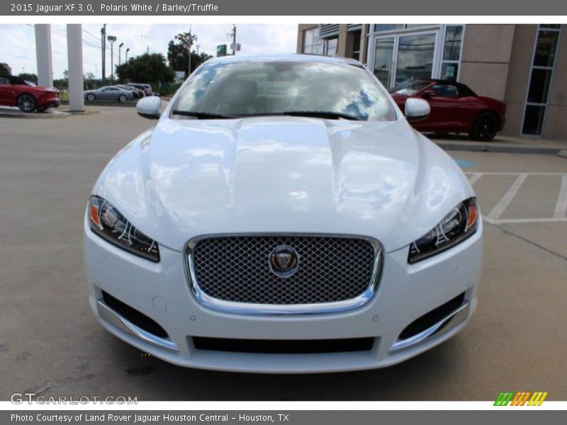 Polaris White / Barley/Truffle 2015 Jaguar XF 3.0