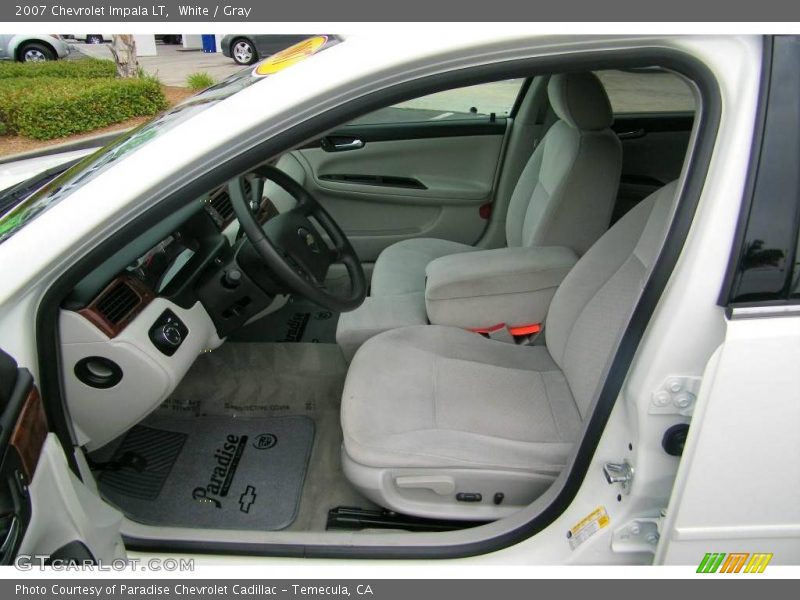 White / Gray 2007 Chevrolet Impala LT