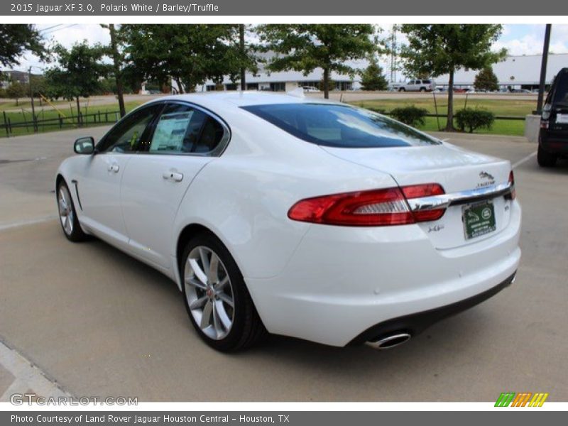 Polaris White / Barley/Truffle 2015 Jaguar XF 3.0