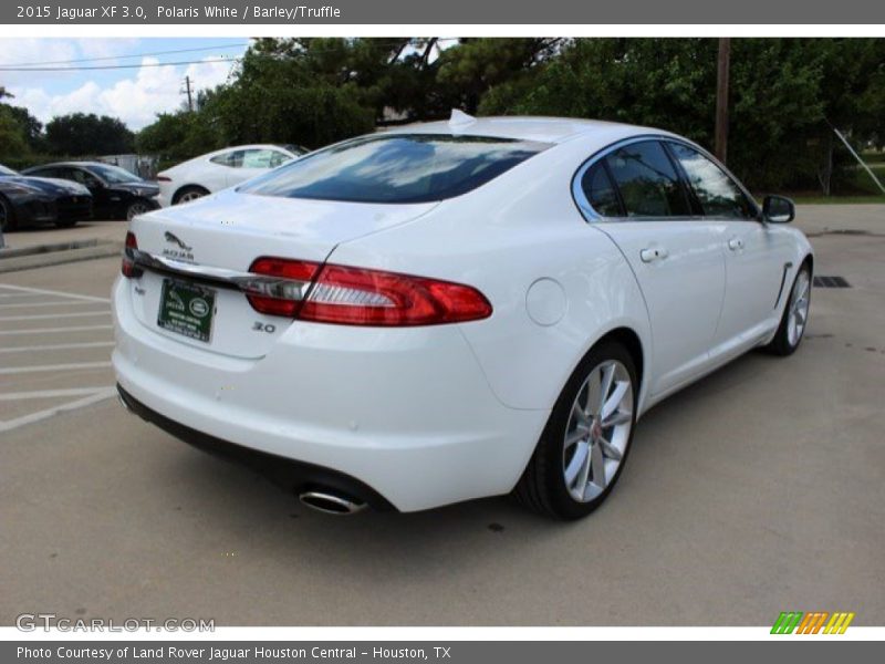 Polaris White / Barley/Truffle 2015 Jaguar XF 3.0