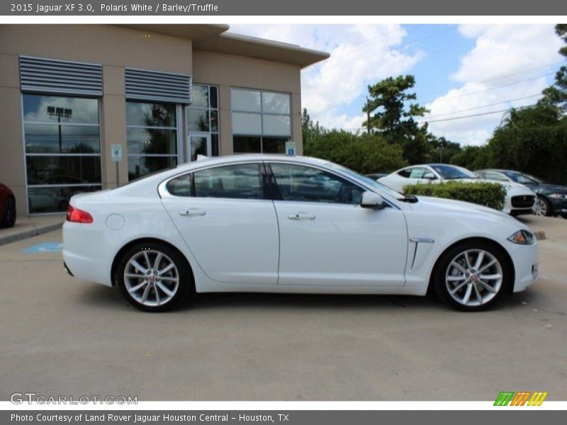 Polaris White / Barley/Truffle 2015 Jaguar XF 3.0