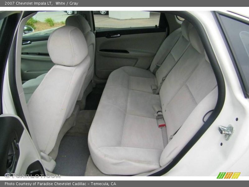 White / Gray 2007 Chevrolet Impala LT