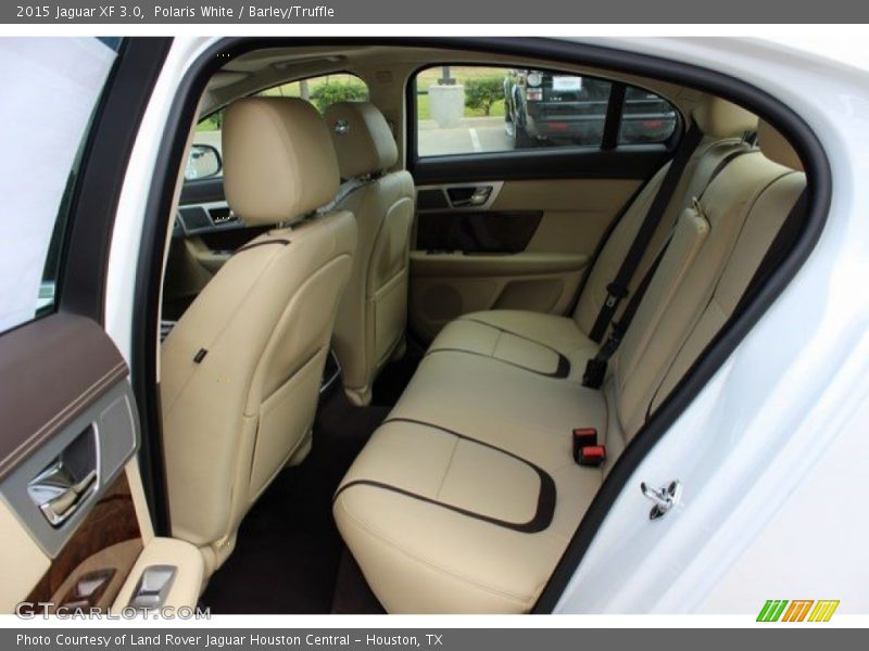 Polaris White / Barley/Truffle 2015 Jaguar XF 3.0