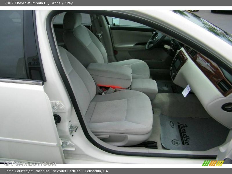 White / Gray 2007 Chevrolet Impala LT