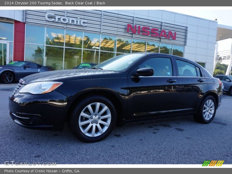 Black Clear Coat / Black 2014 Chrysler 200 Touring Sedan