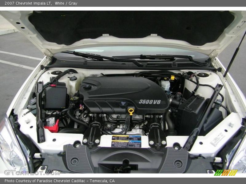 White / Gray 2007 Chevrolet Impala LT