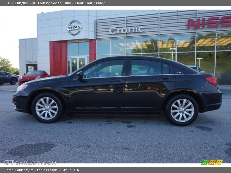 Black Clear Coat / Black 2014 Chrysler 200 Touring Sedan