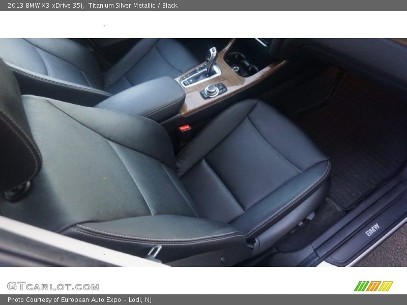 Titanium Silver Metallic / Black 2013 BMW X3 xDrive 35i