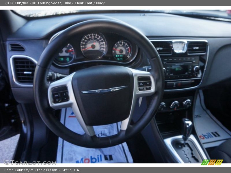 Black Clear Coat / Black 2014 Chrysler 200 Touring Sedan