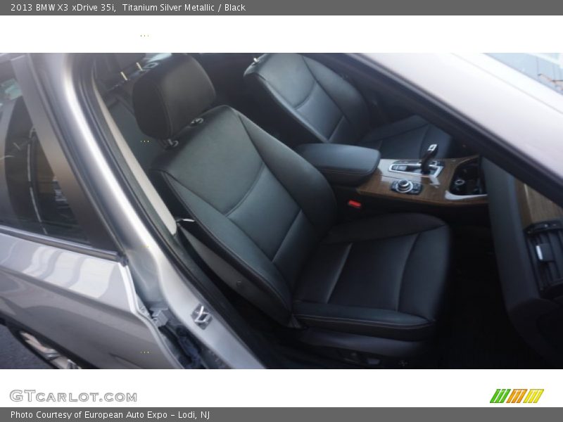 Titanium Silver Metallic / Black 2013 BMW X3 xDrive 35i
