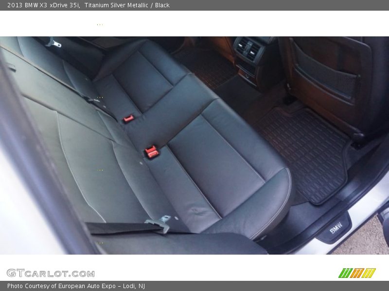 Titanium Silver Metallic / Black 2013 BMW X3 xDrive 35i