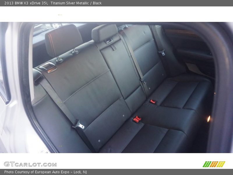 Titanium Silver Metallic / Black 2013 BMW X3 xDrive 35i