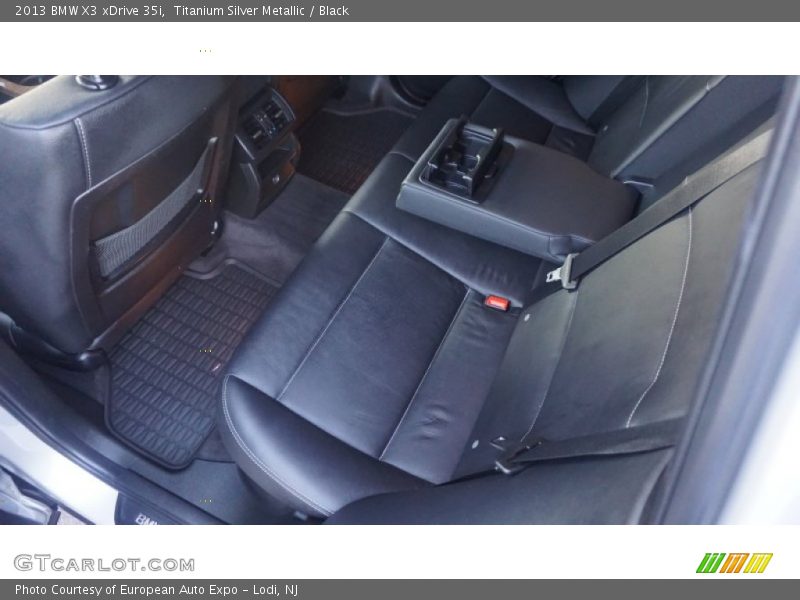 Titanium Silver Metallic / Black 2013 BMW X3 xDrive 35i