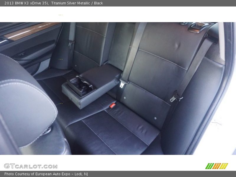 Titanium Silver Metallic / Black 2013 BMW X3 xDrive 35i