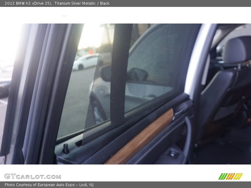Titanium Silver Metallic / Black 2013 BMW X3 xDrive 35i