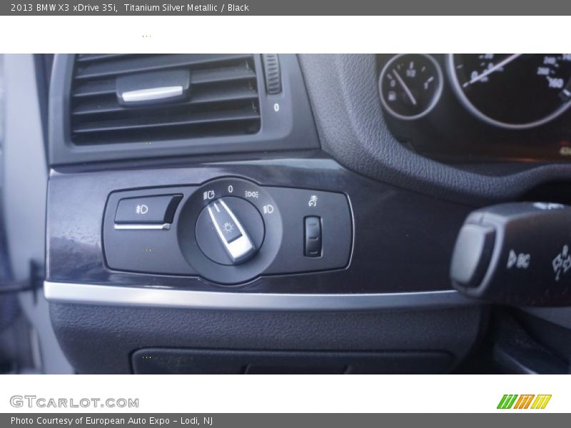 Titanium Silver Metallic / Black 2013 BMW X3 xDrive 35i