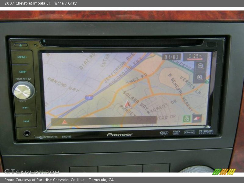 White / Gray 2007 Chevrolet Impala LT