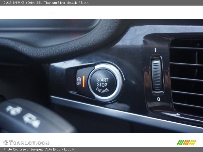 Titanium Silver Metallic / Black 2013 BMW X3 xDrive 35i
