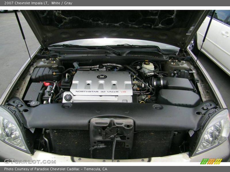 White / Gray 2007 Chevrolet Impala LT