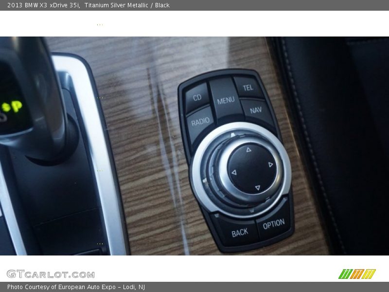 Titanium Silver Metallic / Black 2013 BMW X3 xDrive 35i