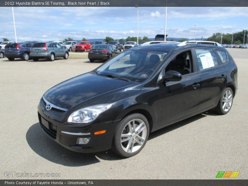 Black Noir Pearl / Black 2012 Hyundai Elantra SE Touring