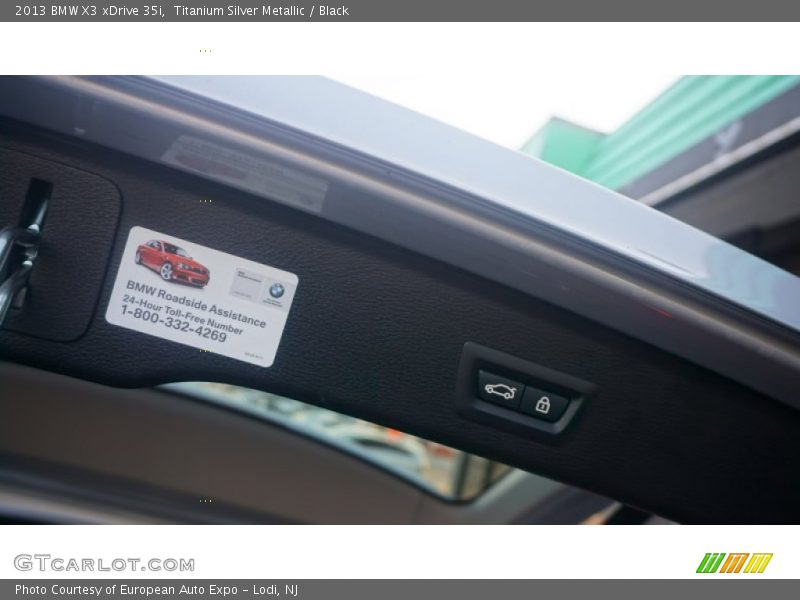 Titanium Silver Metallic / Black 2013 BMW X3 xDrive 35i