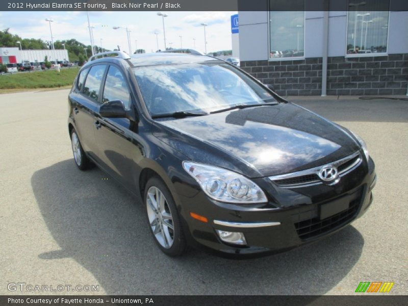 Black Noir Pearl / Black 2012 Hyundai Elantra SE Touring