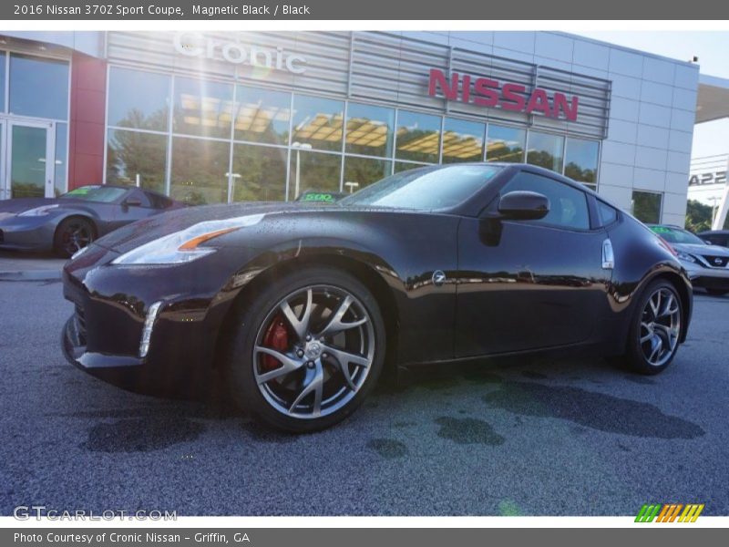 Magnetic Black / Black 2016 Nissan 370Z Sport Coupe