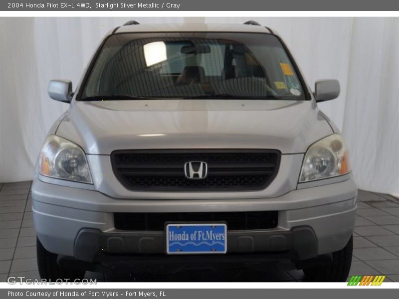 Starlight Silver Metallic / Gray 2004 Honda Pilot EX-L 4WD