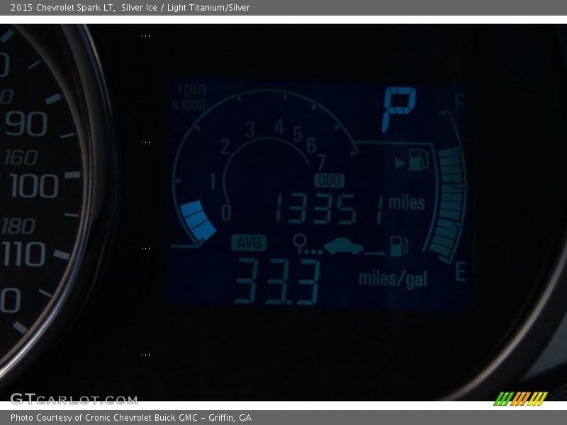 Silver Ice / Light Titanium/Silver 2015 Chevrolet Spark LT