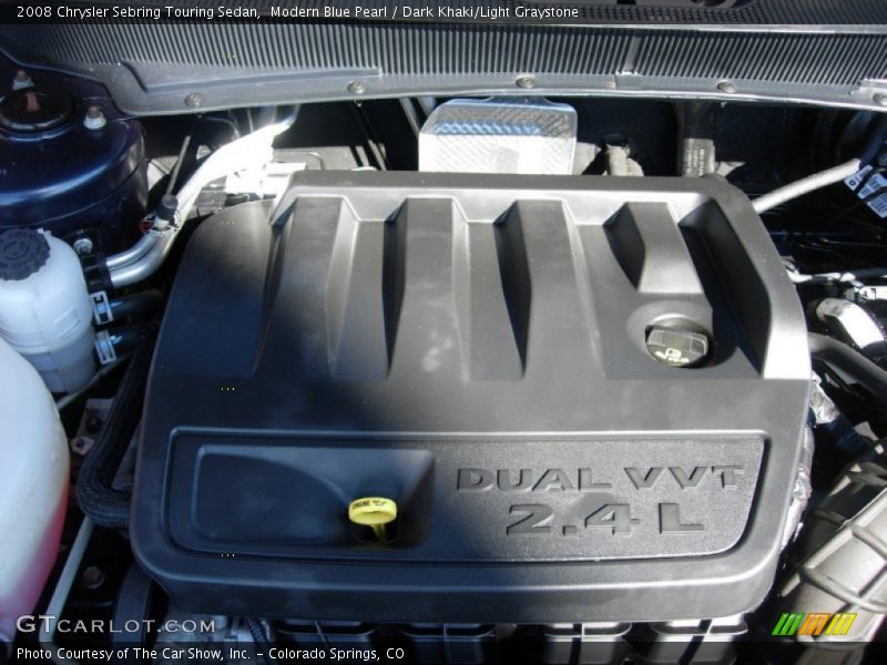 Modern Blue Pearl / Dark Khaki/Light Graystone 2008 Chrysler Sebring Touring Sedan