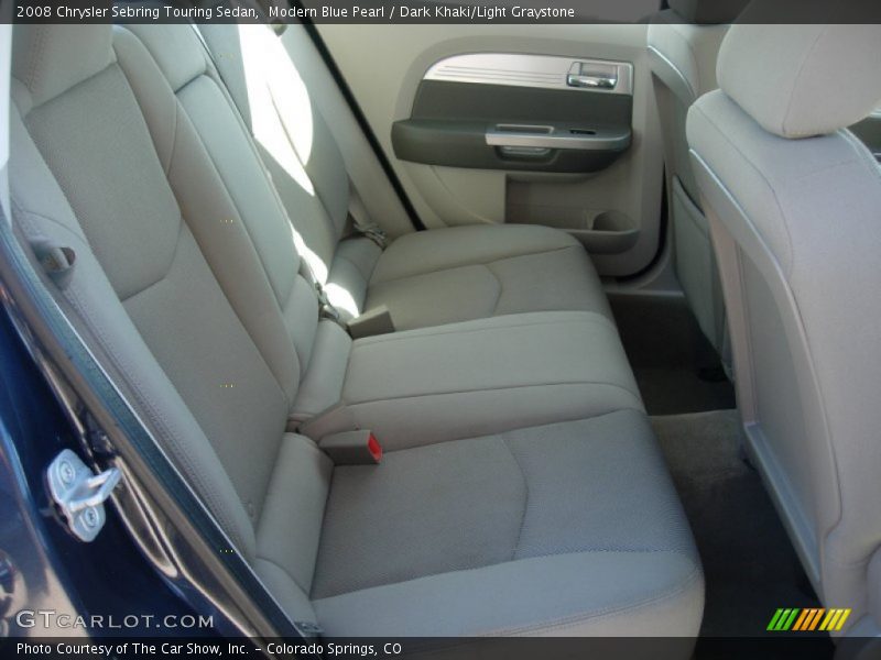 Modern Blue Pearl / Dark Khaki/Light Graystone 2008 Chrysler Sebring Touring Sedan