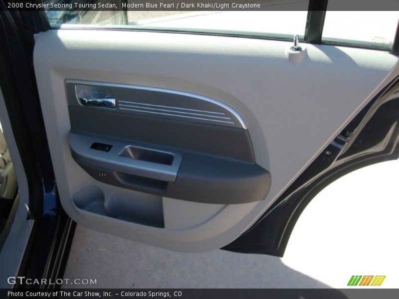 Modern Blue Pearl / Dark Khaki/Light Graystone 2008 Chrysler Sebring Touring Sedan