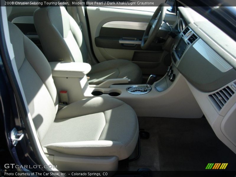 Modern Blue Pearl / Dark Khaki/Light Graystone 2008 Chrysler Sebring Touring Sedan
