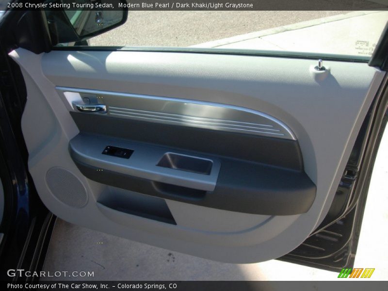 Modern Blue Pearl / Dark Khaki/Light Graystone 2008 Chrysler Sebring Touring Sedan