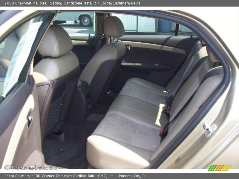 Sandstone Metallic / Cocoa/Cashmere Beige 2008 Chevrolet Malibu LT Sedan