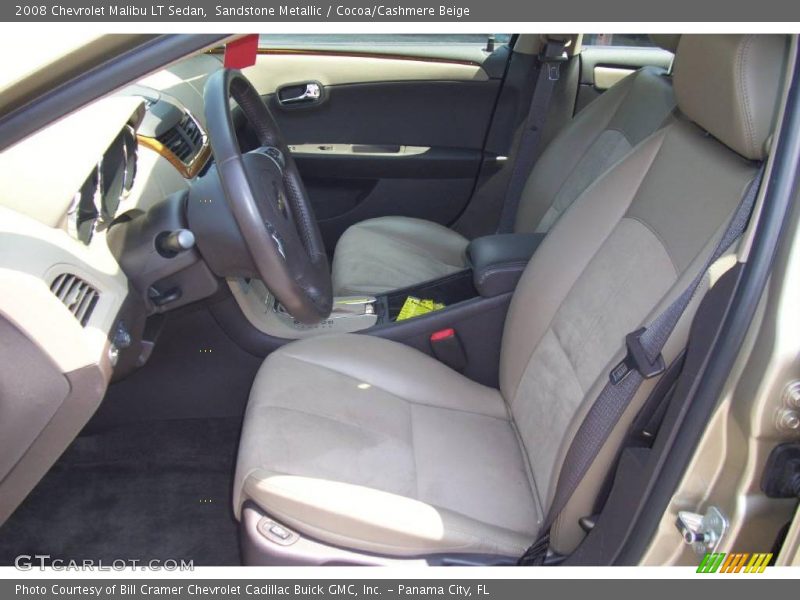 Sandstone Metallic / Cocoa/Cashmere Beige 2008 Chevrolet Malibu LT Sedan