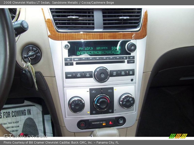 Sandstone Metallic / Cocoa/Cashmere Beige 2008 Chevrolet Malibu LT Sedan
