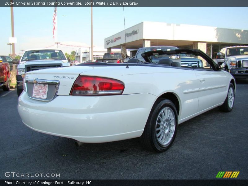 Stone White / Dark Slate Gray 2004 Chrysler Sebring Touring Convertible
