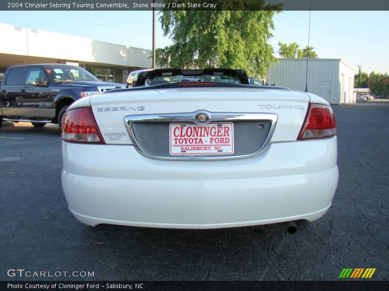 Stone White / Dark Slate Gray 2004 Chrysler Sebring Touring Convertible